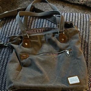 Travelon medium tote bag with top‎ handles and long strap